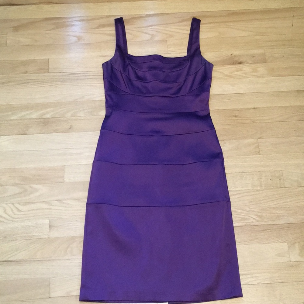 Purple cocktail or wedding guest dress